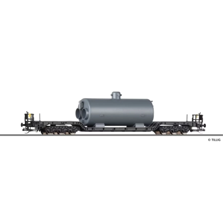 Tillig 95015 - Platforma SSt 66 z ładunkiem, DR, ep.III