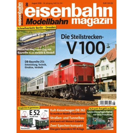 Czasopismo Eisenbahn Magazin 8/2018