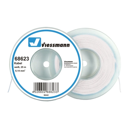 Viessmann 68623 - Przewód w otulinie białej,