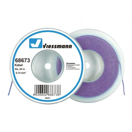 Viessmann 68673 - Przewód w otulinie fioletowej,