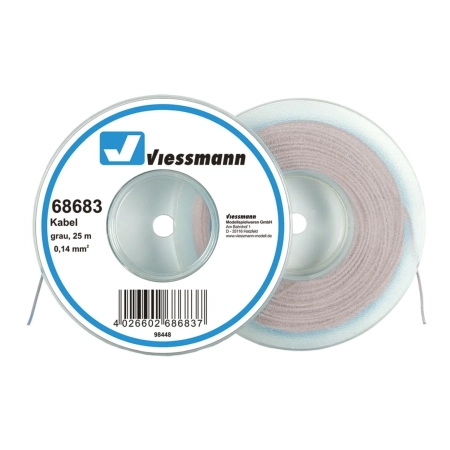 Viessmann 68683 - Przewód w otulinie szarej,