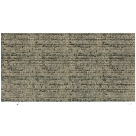 Vollmer 47368 - Murek kartonowy 'Haustein', natur, 25x12,5cm