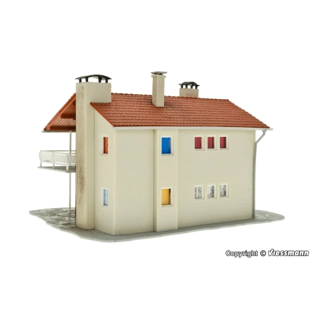 Vollmer 49360 - Dom wielorodzinny, zestaw do sklejania.
