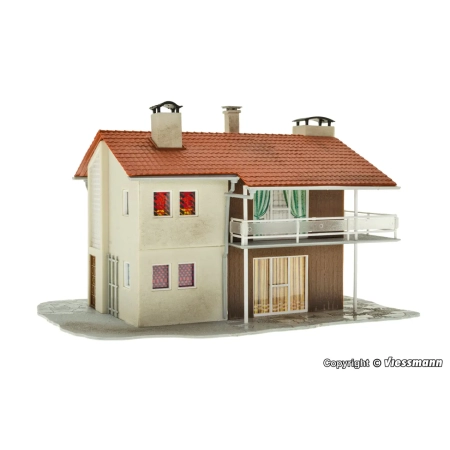 Vollmer 49360 - Dom wielorodzinny, zestaw do sklejania.