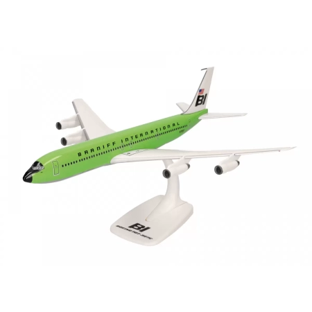 Herpa 614009 - Braniff International Boeing 707-320 - Solid lime green 1:144