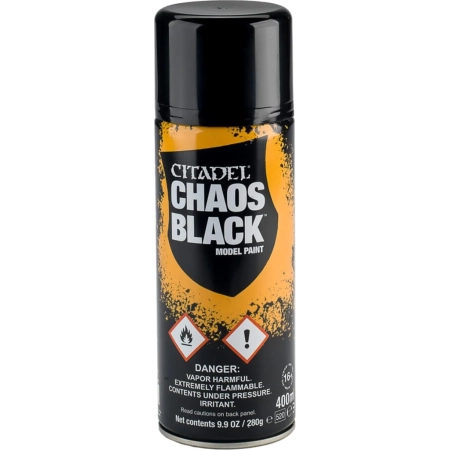 Warhammer 62-02 - Citadel Spray Paint: Chaos Black