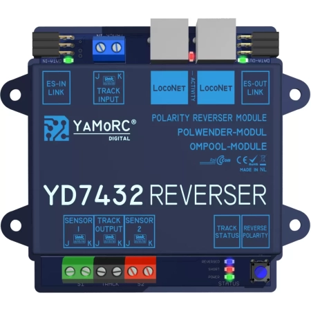 YaMoRC YD7432 - Moduł pętli DCC z modułem zajętości.