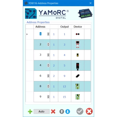 YaMoRC YD8116 - Dekoder sygnalizacji świetlnej