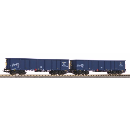 Piko 58239 - Zestaw 2 wagonów Eaos z ładunkiem piasku, Axbenet, Ep.VI