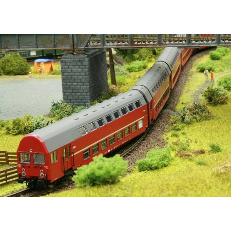 Kres 1972D - Skład wagonów piętrowychDR. Ep.IV.