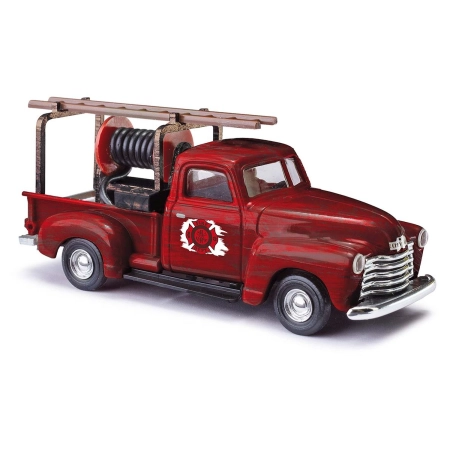 Busch 48238 - Chevrolet Pick-up Firedepartment, rok produkcji 1950