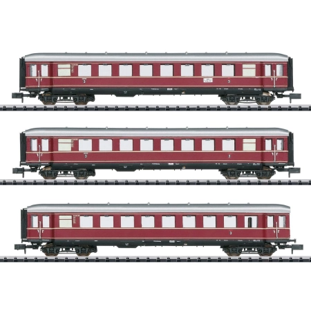 Trix 15405 - Zestaw 3 wagonów „The Red Bambergers”, DB, Ep.III, DC-MFX-Digital
