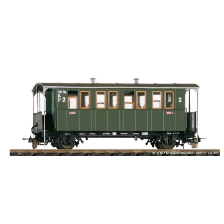 Bemo 3002821 - Wagon pasażerski 2. klasy Kbi731, DB, Ep.III