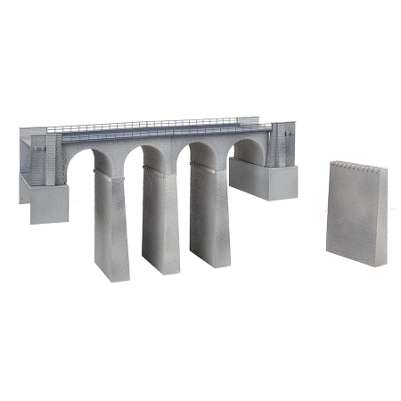 Faller 120465 - Wiadukt prosty 2-torowy, 473 mm x 169 mm x 262 mm.