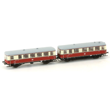 Kres N13514002 - Szynobus VT 135 z wagonem doczepnym VB 140. DR. Ep.III