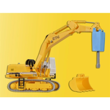 Kibri 11271 - Koparka Liebherr 974 z młotem pneumatycznym.