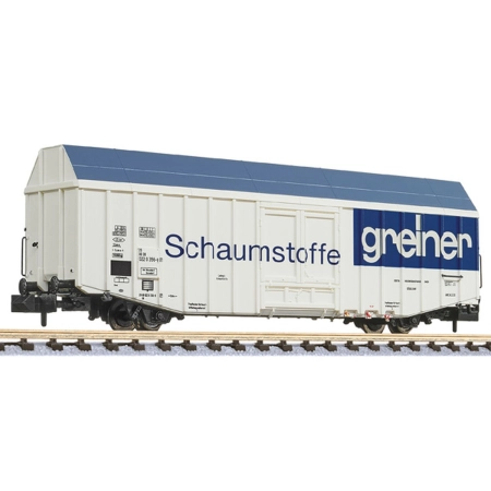 Liliput 265808 - Wagon towarowy kryty Hbks, DB, Ep.IV „Schaumstoffe Greiner”