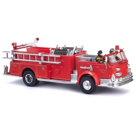 Busch 46032 - La France Pumper z 2 wozami strażackimi, rok budowy 1968