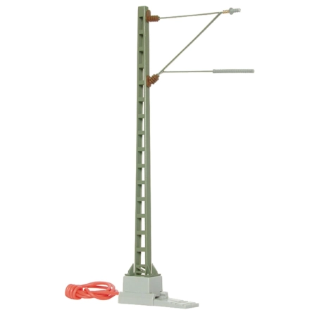 Viessmann 4111 - Słup trakcyjny 1-ramienny zasilający.