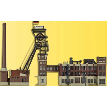 Kibri 37228 - Budynek kopalni z wieżą szybu