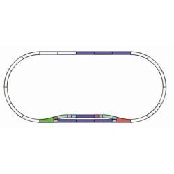 Tillig 01833 - Zestaw uzupełniający tory na podkładzie.
