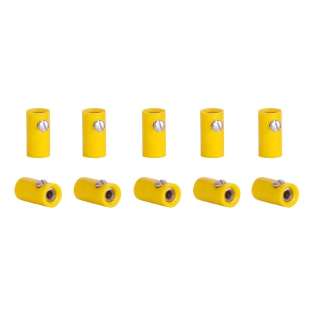 Viessmann 6879 - 10 gniazd bananowych, żółty