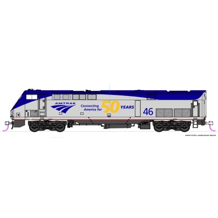 Kato-Lemke K376112 - Spalinówka GE P42 Genesis #46, Amtrak, Ep. VI „50th Anniversary”