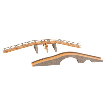 Faller 120526 - Kładka dla pieszych, 2 sztuki, 220 x 22 x 31 mm