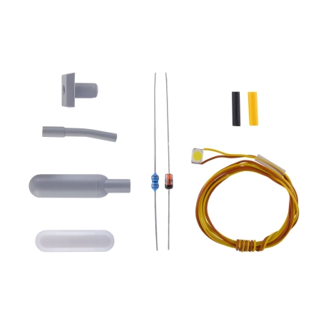 Viessmann 6725 - Zestaw oświetlenia przemysłowego, biały LED