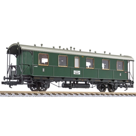 Liliput 334100 - Wagon pasażerski 2 klasy, Bi 1229, Bad 12, Baden, Ep.I