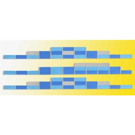 Kibri 38623 - Ekrany akustyczne, 106,6 x 0,2 x 3 cm.