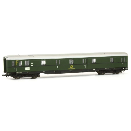 Liliput 334586 - Kolejowy wagon pocztowy Post4e-al21, DB, Ep.III