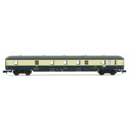 Trix 18201 - Zestaw 2 wagonów pocztowych „Deutsche Bundespost”, DB, Ep.IV