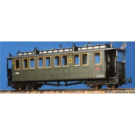 Technomodell 52404 - Wagon pasażerski 3. klasy, DRG, Ep.II, zielony