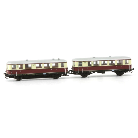 Kres N13514003 - Szynobus VT 135 z wagonem doczepnym VB 140. DRG. Ep.II