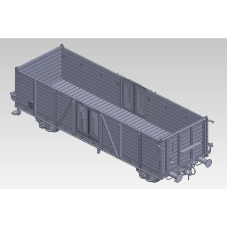 Exact-Train EX20156 - Wagon towarowy węglarka  Ommru 'Villach', DR, Ep.III