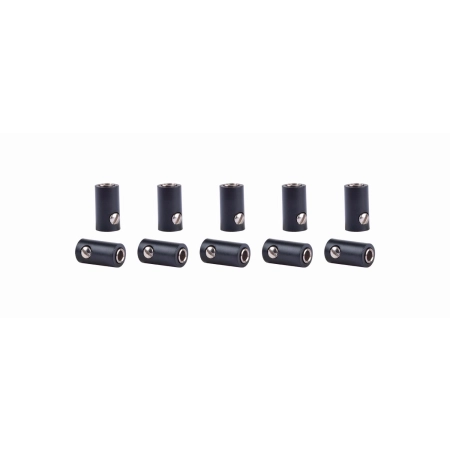 Viessmann 6886 - 10 gniazd bananowych, czarny