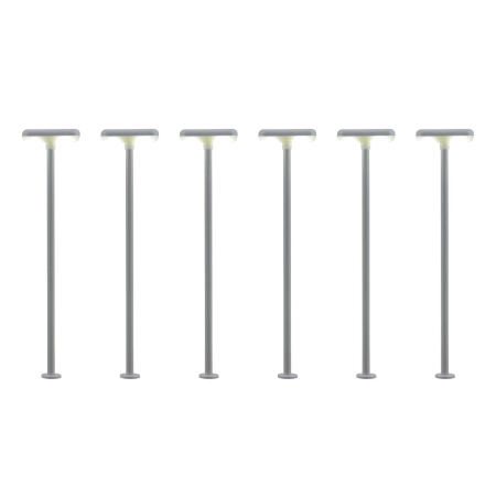 Viessmann 63646 - Latarnie peronowe LED, 6szt