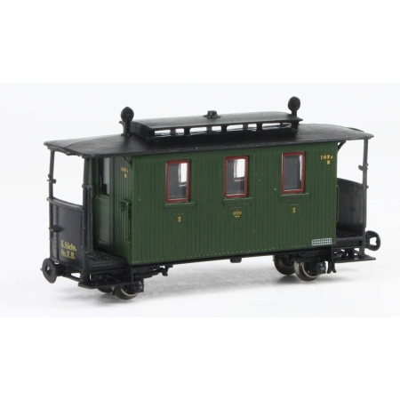 Technomodell 52210 - Wagon pasażerski 107K, 2. klasa, K.Sächs.Sts.E.B., Ep.I