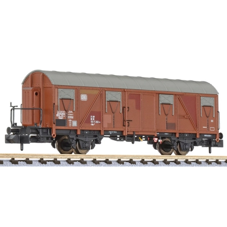 Liliput 265030 - Wagon towarowy kryty Gbs, DB, Ep.IV