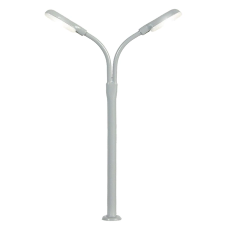 Viessmann 6495 - Podwójna lampa, 2 diody LED, białe