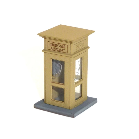 Igra 110003 - Budka telefoniczna z 1911 roku, 15 x 15 x 25 mm