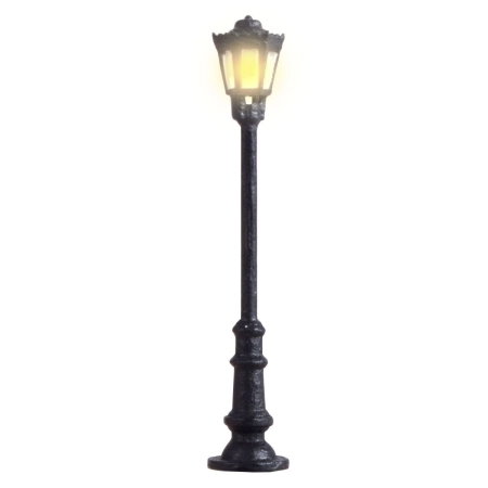 Viessmann 6474 - Nostalgiczna latarnia parkingowa, LED żółta