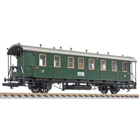 Liliput 334104 - Wagon pasażerski, 4 klasa, Di 13590, Bad 11, Baden, Ep.I