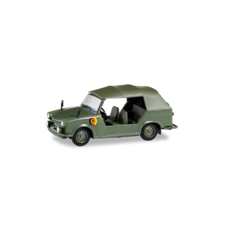 Herpa 024440-002 - Trabant Kübel „NVA”, zielone obręcze kół