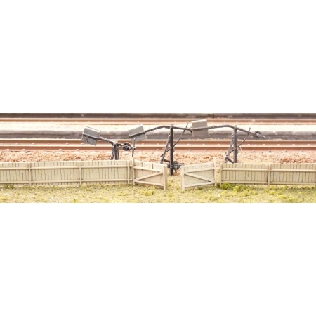 Joswood 40109 - Płot drewniany o wysokości 10 mm, biały
