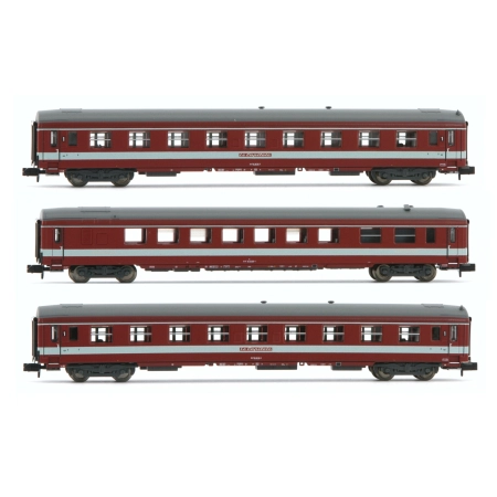 Trix 18218 - Zestaw 3 wagonów pasażerskich „Le Capitole”, SNCF, Ep.IV