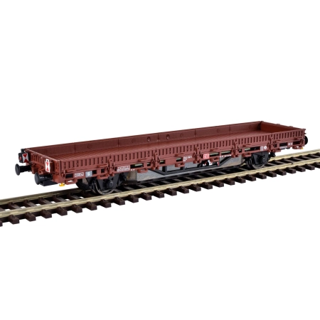Viessmann 2310 - Wagon towarowy platforma niskoburtowa z napędem, DBAG, Ep.V, dźwięk DC