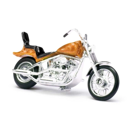 Busch 40159 - Motocykl USA, pomarańczowo-metaliczny