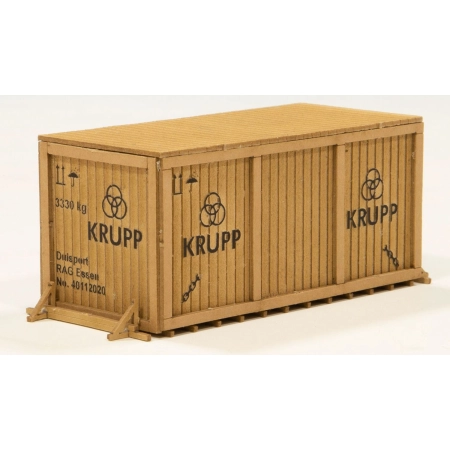 Joswood 40198 - Średnia skrzynia 'Krupp', 1 sztuka, 63 x 29 x 30 mm